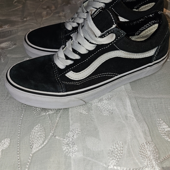 Vans black/white (old skool) size women 6.5 men 5.0 - Picture 3 of 8